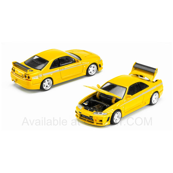 GTR NISMO 400R Yellow, POP Race diecast model car