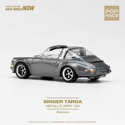 POP Race 1/64 Singer Targa Metallic Grey