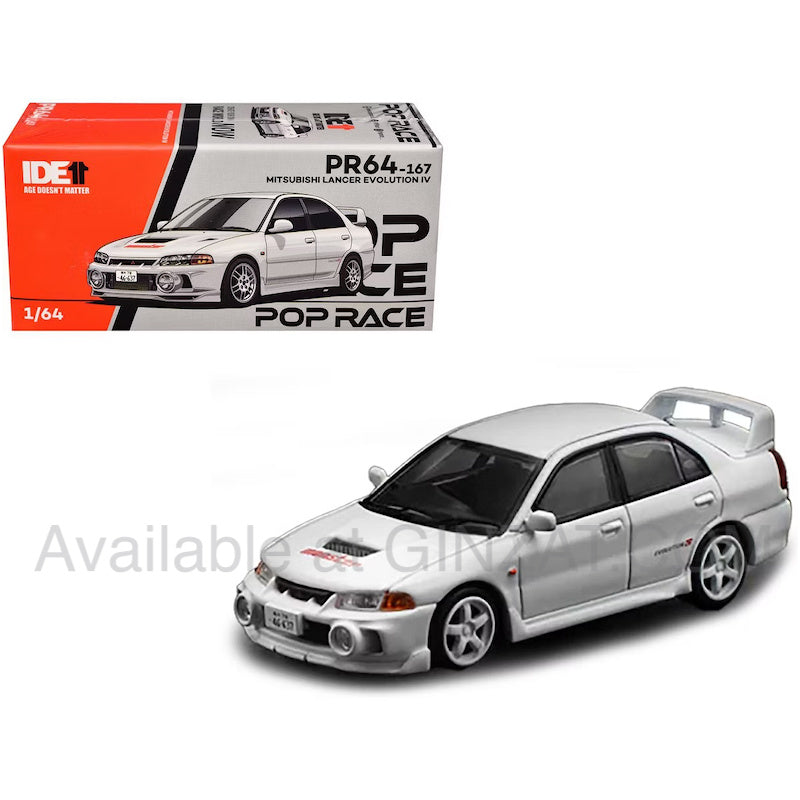 GTR 32 Crystal White, Pop Race diecast model car