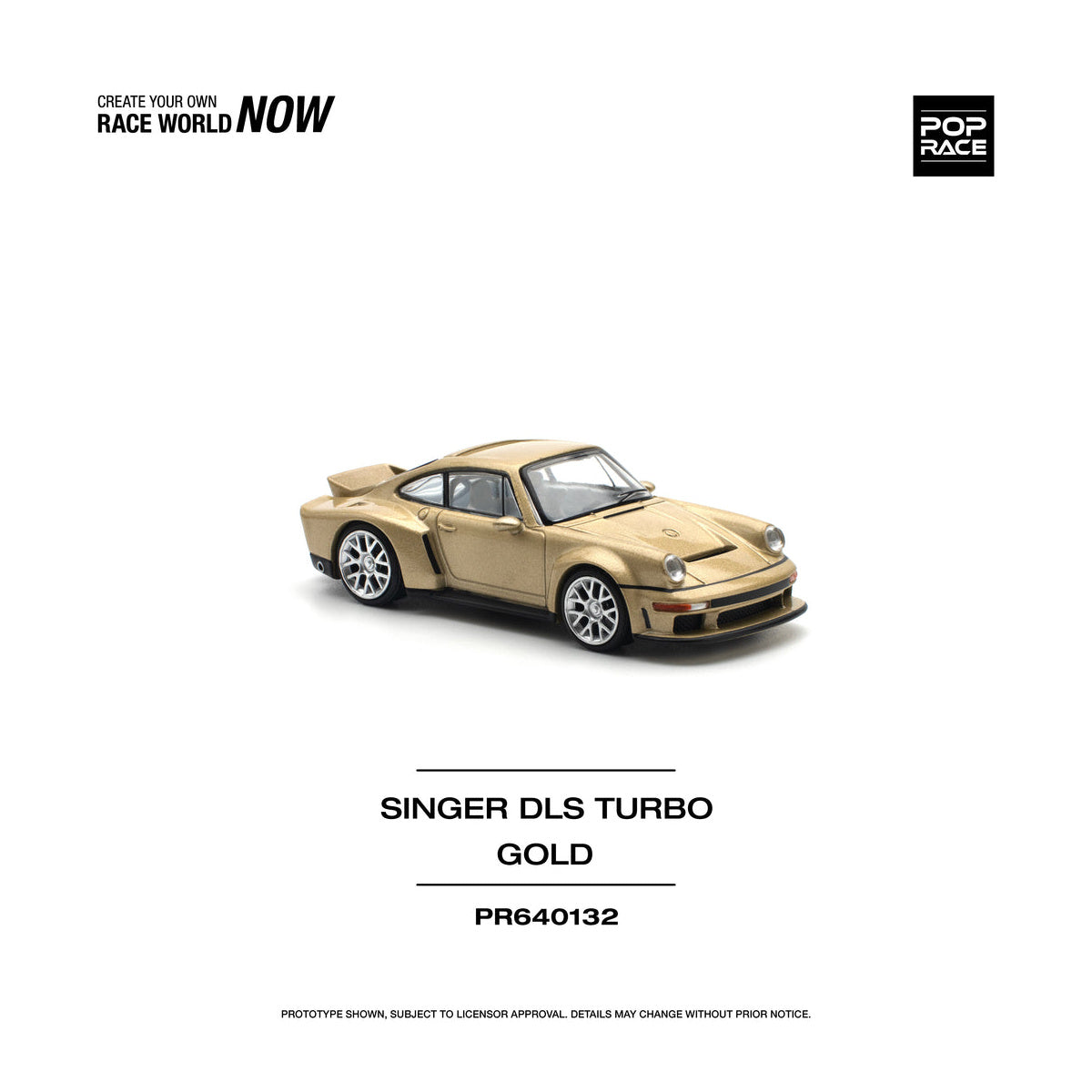 POP RACE 1:64 SINGER DLS Turbo (GOLD)