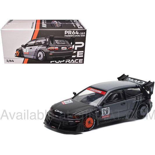 Pandem Civic EG6 Kanjozoku, POP Race 1/64 diecast model car