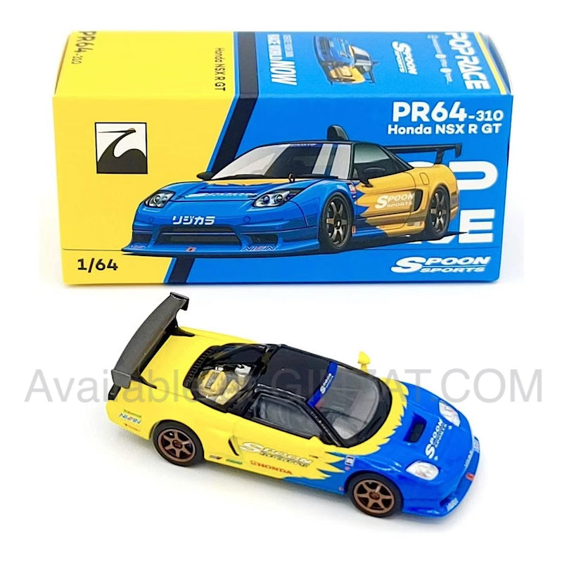 Honda NSX R GT SPOON Livery, POP Race diecast model car