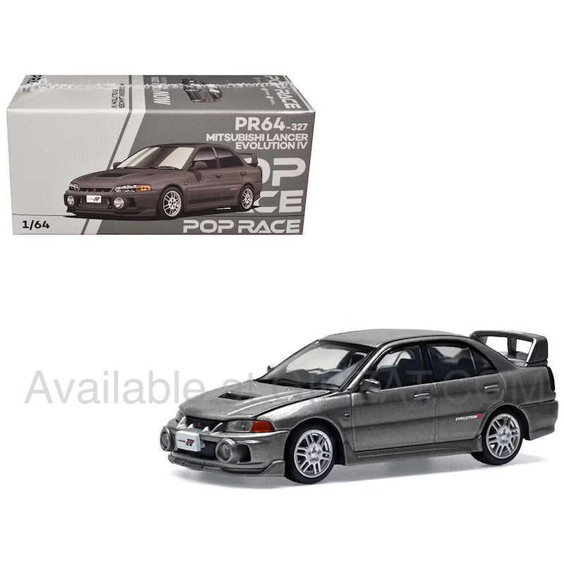POP Race Mitsubishi Lancer Evolution IV Dark Grey 
