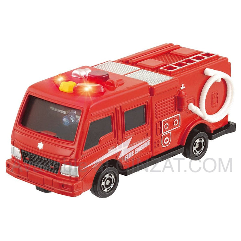 Tomica World – Deploy with the Tomica Beam! Mega-Rotation Fire Station + Tomica Beam Fire Truck