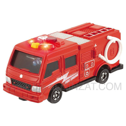 Tomica World – Deploy with the Tomica Beam! Mega-Rotation Fire Station + Tomica Beam Fire Truck