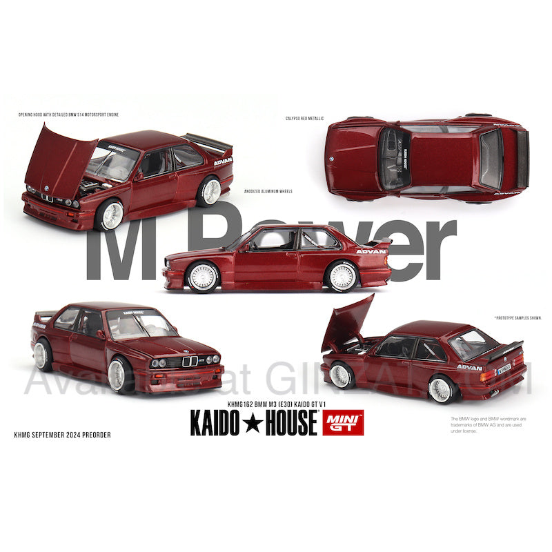 BMW M3 Kaido GT V1, MINI GT X Kaido House No. 162 diecast model car