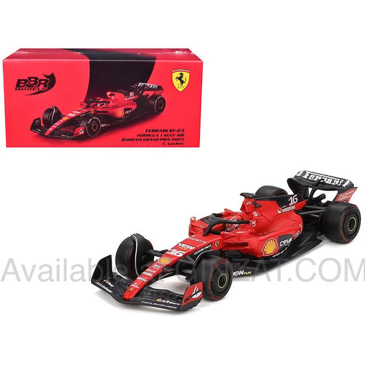 Ferrari SF23 Bahrain GP #16 C. Leclerc, BBR 1/64 diecast model car