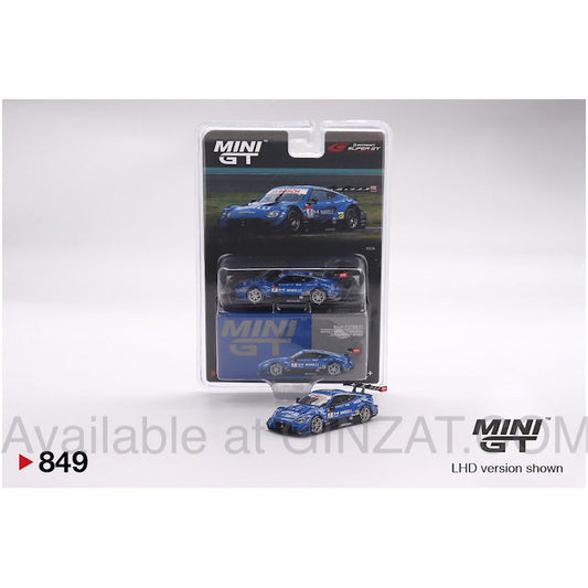 Nissan Z GT500 #1 Marelli Impul Z Team Impul 2023 Super GT Series, MINI GT No.849 diecast model car (Blister Pack)