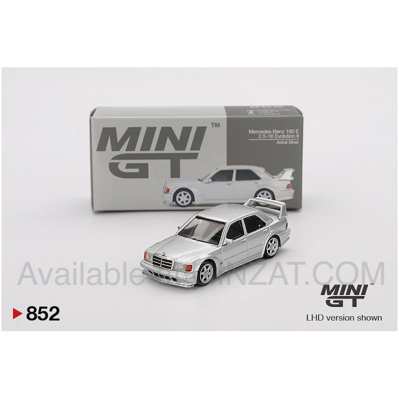 MINI GT 1/64 Mercedes-Benz 190E 2.5-16 Evolution II Astral Silver