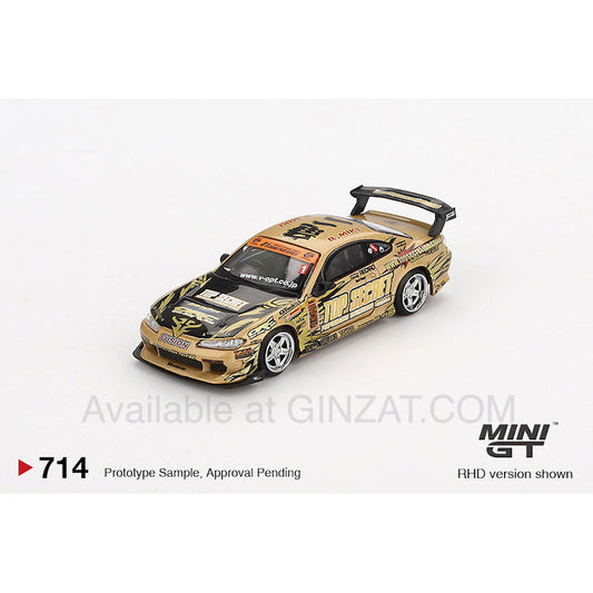 Nissan Silvia S15 Top Secret D1GP, Mini GT No. 714 diecast model car