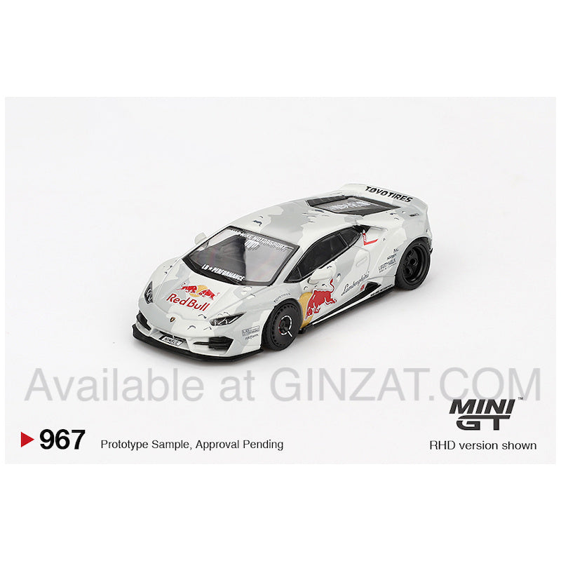 Lamborghini Huracan LB★WORKS ver. 2 Mad Mike NIMBUL, Mini GT no. 967 diecast model car