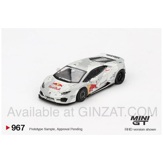 Lamborghini Huracan LB★WORKS ver. 2 Mad Mike NIMBUL, Mini GT no. 967 diecast model car