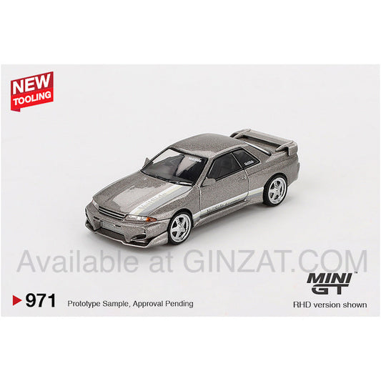 Nissan Skyline GT-R (R32) Veilside Combat C-I Veilside Combat Grey, Mini GT No. 971 diecast model car