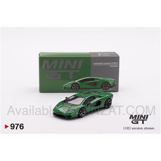 Lamborghini Countach LPI 800-4 Verde Medio, Mini GT No. 976 diecast model car