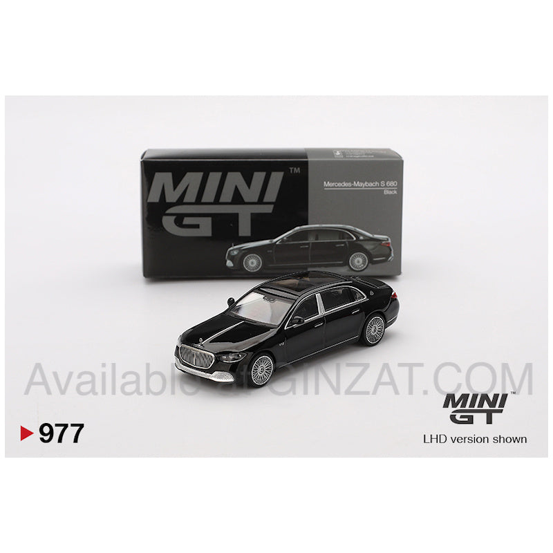 Mercedes-Maybach S 680 Black, Mini GT No. 977 diecast model car