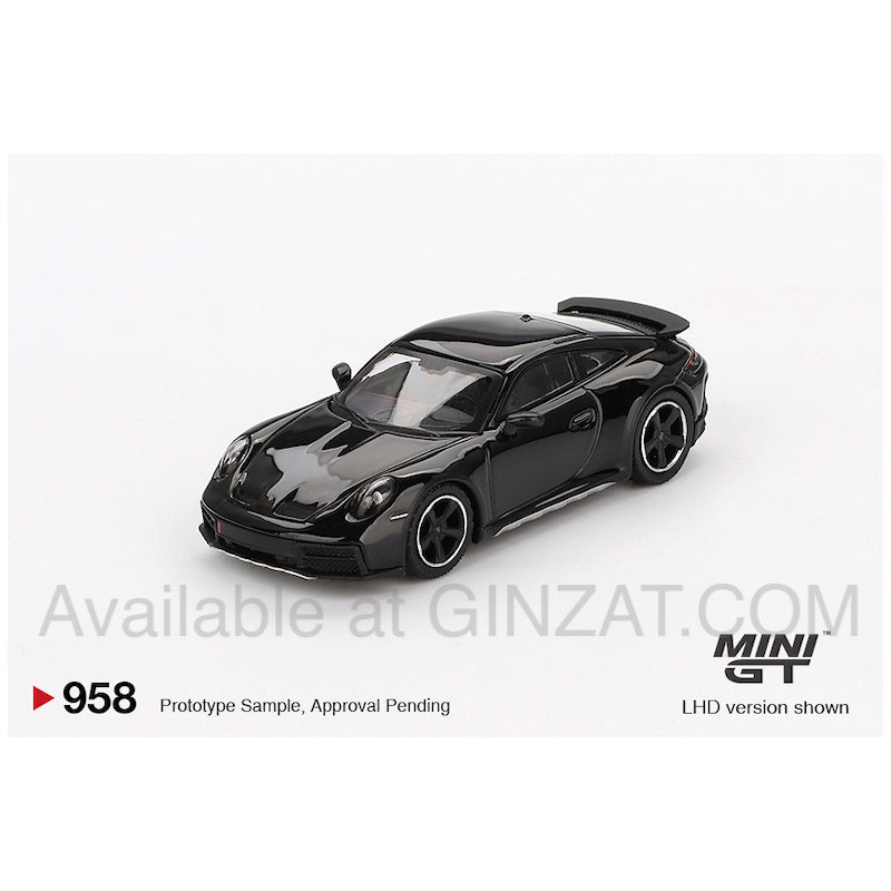 Porsche 911 Dakar Black, Mini GT No. 958 diecast model car