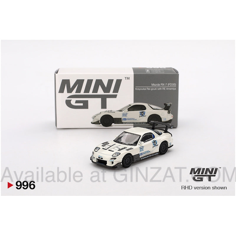 Mazda RX-7 (FD3S) Itosyoukai Rei-gouki with RE Amemiya, Mini GT No. 996 diecast model car