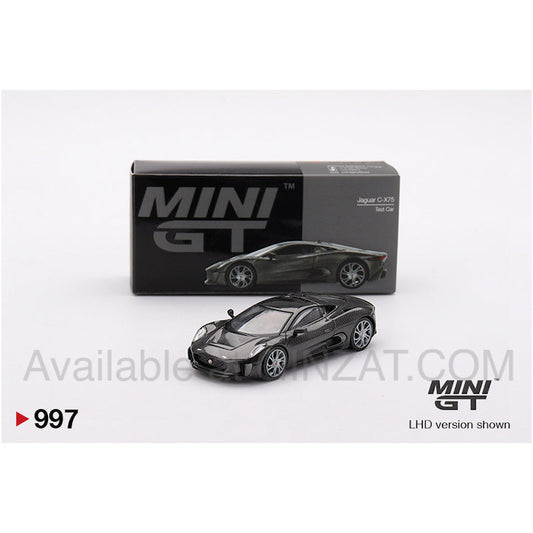 Jaguar C-X75 Test Car, Mini GT No. 997 diecast model car