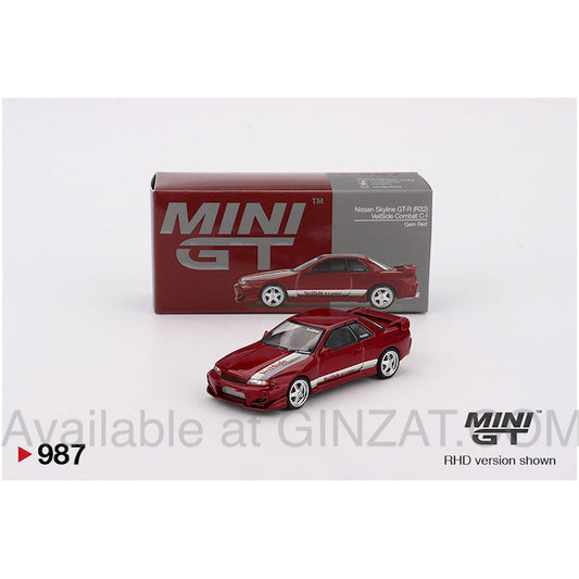 Nissan Skyline GT-R (R-32) VeilSide Combat C-I Gem Red, Mini GT No. 987 diecast model car