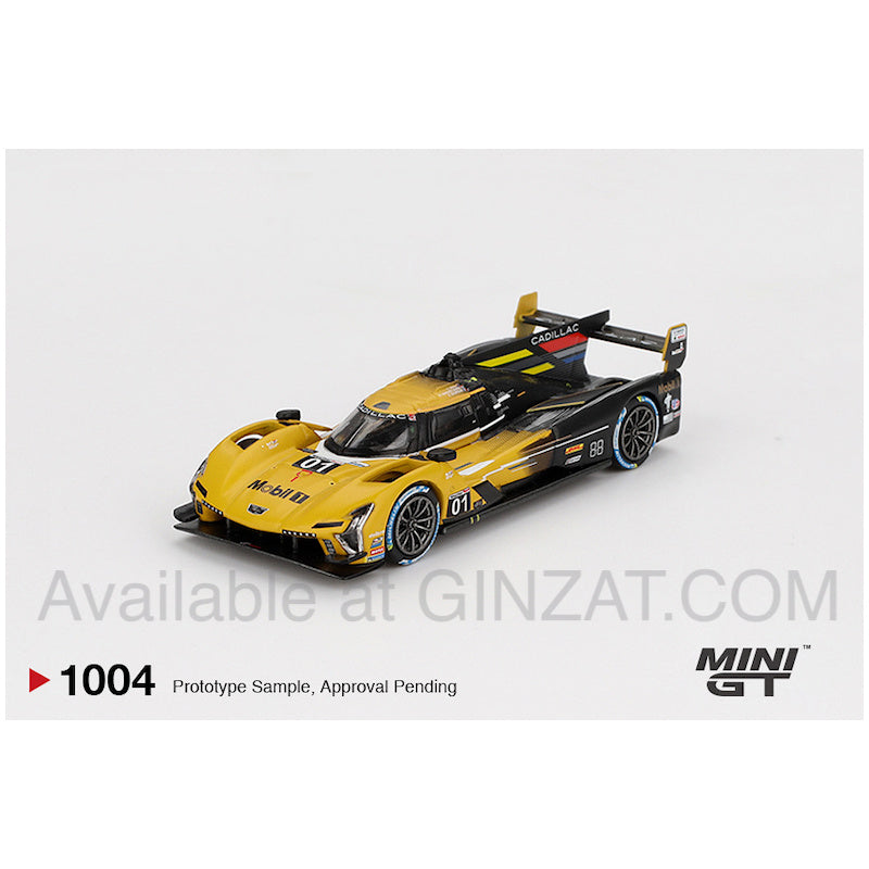 Cadillac V-Series.R #01 Cadillac Racing 2024 IMSA Sebring 12 Hrs, Mini GT No. 1004 diecast model car