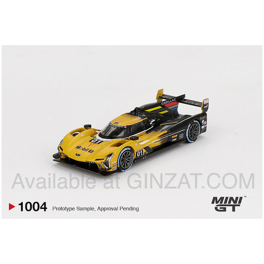 Cadillac V-Series.R #01 Cadillac Racing 2024 IMSA Sebring 12 Hrs, Mini GT No. 1004 diecast model car