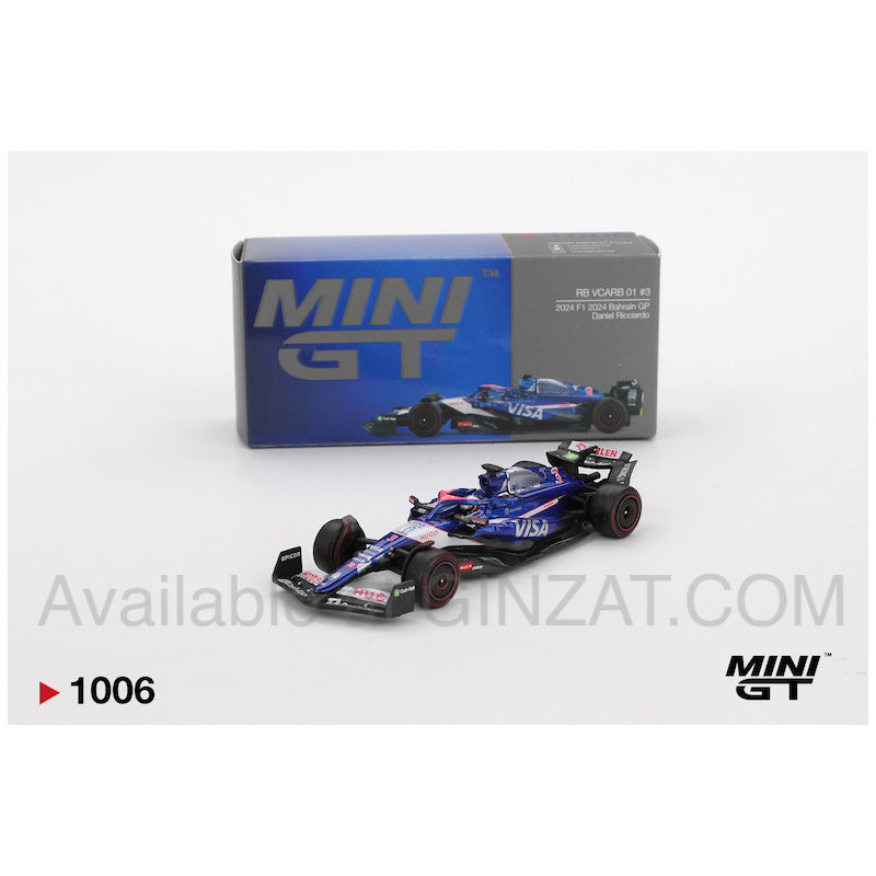 MINI GT 1/64 RB VCARB 01 #3 Daniel Ricciardo 2024 F1 2024 Bahrain GP