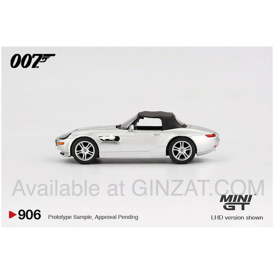 BMW Z8 "The World Is Not Enough", MINI GT 007 Series No.906 diecast model car