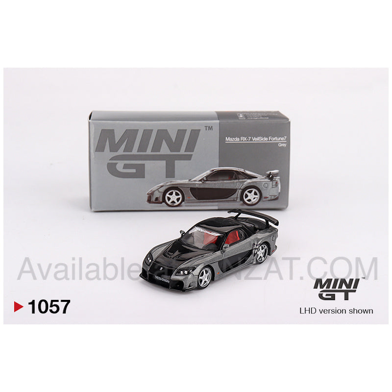 Mazda RX-7 VeilSide Fortune Grey, Mini GT No. 1057 diecast model car