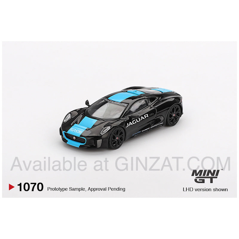 Jaguar C-X75 Black, Mini GT No. 1070 diecast model car