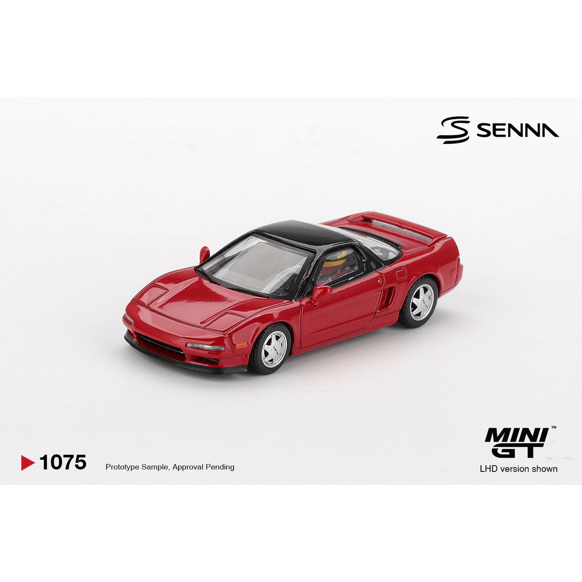 MINI GT 1/64 Honda NS-X Prototype Mid-Ship Sports 1989 Ayrton Senna MGT01075