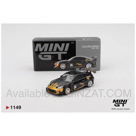 Toyota GR86 LB Nation (Black/Gold) (RHD)