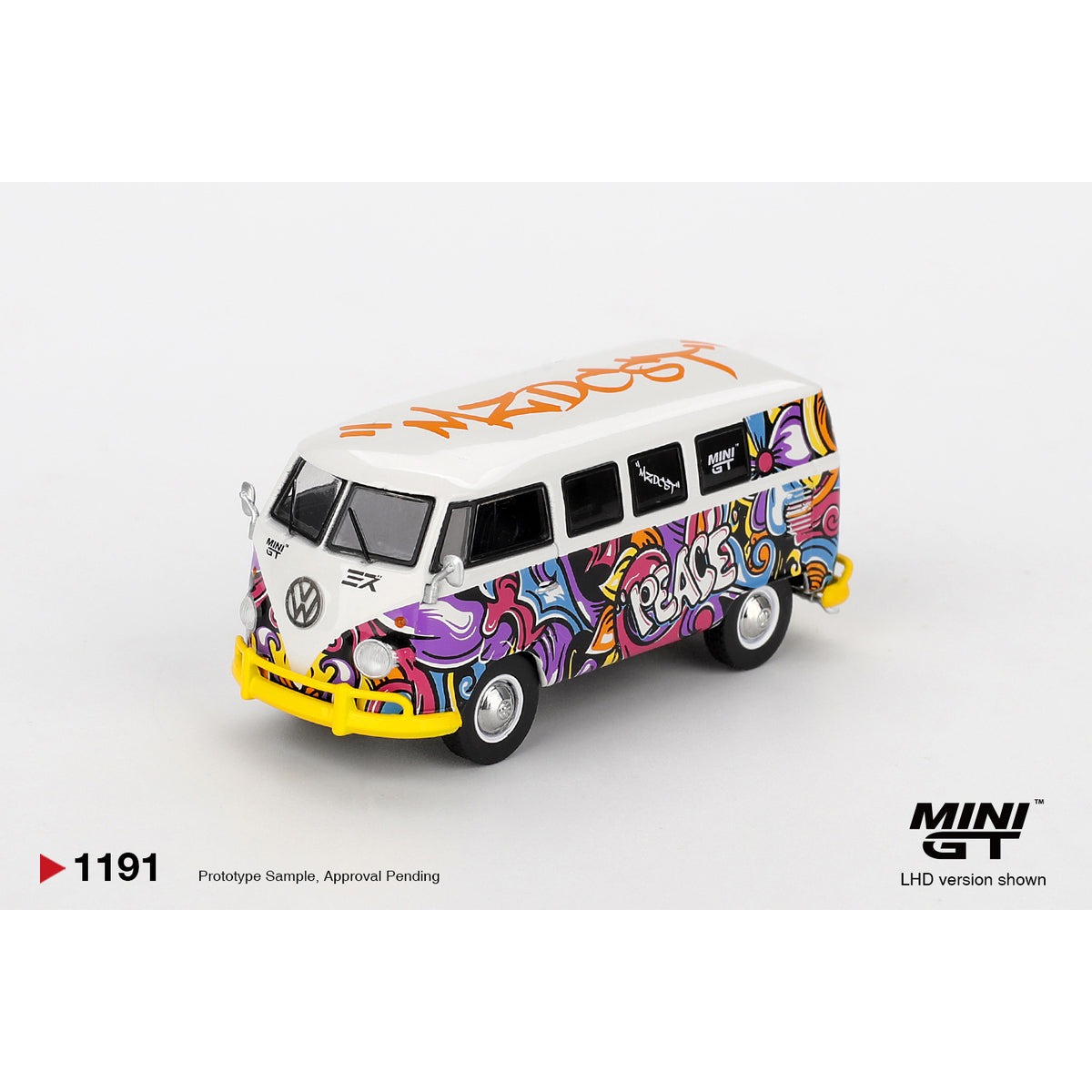 MINI GT 1/64 Volkswagen T1 Microbus Mizu Design MGT01191