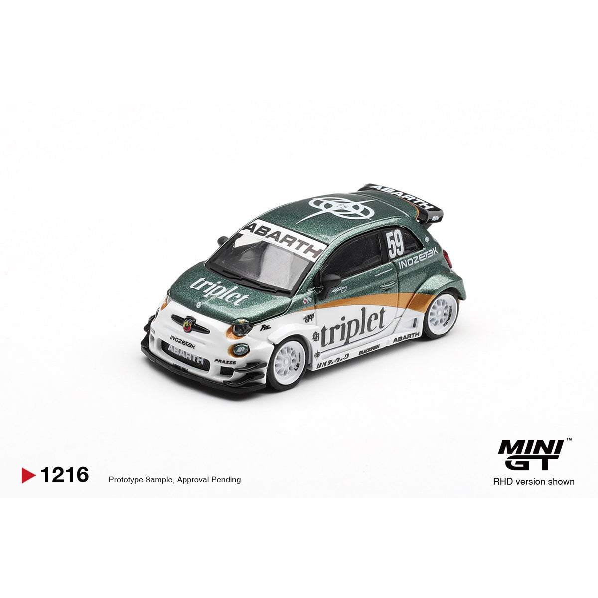 MINI GT 1/64 Abarth 595 LB-Works TY Edition MGT01216