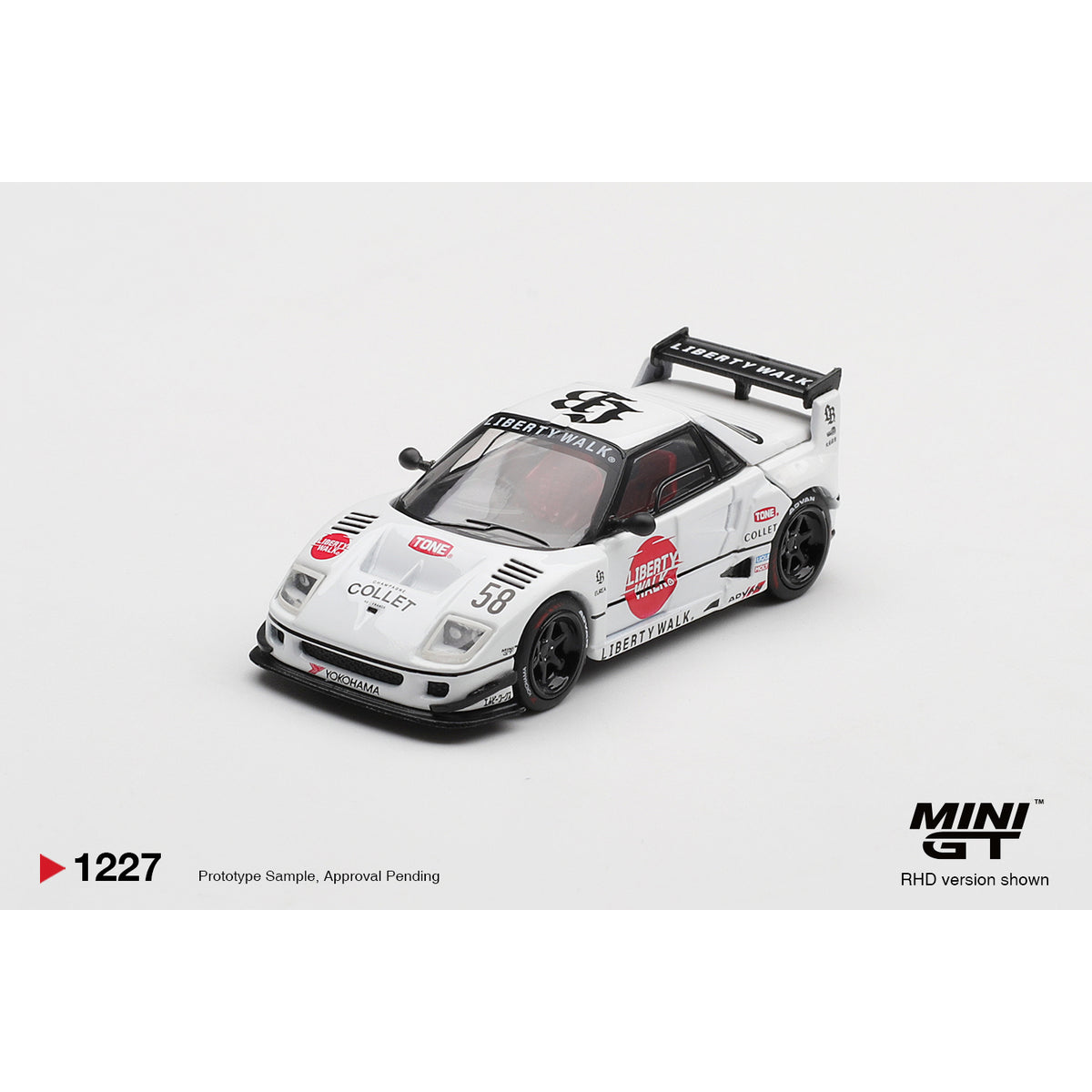 MINI GT 1/64 Mazda AZ-1 Liberty Walk LB40 LB-Hinomaru MGT01227