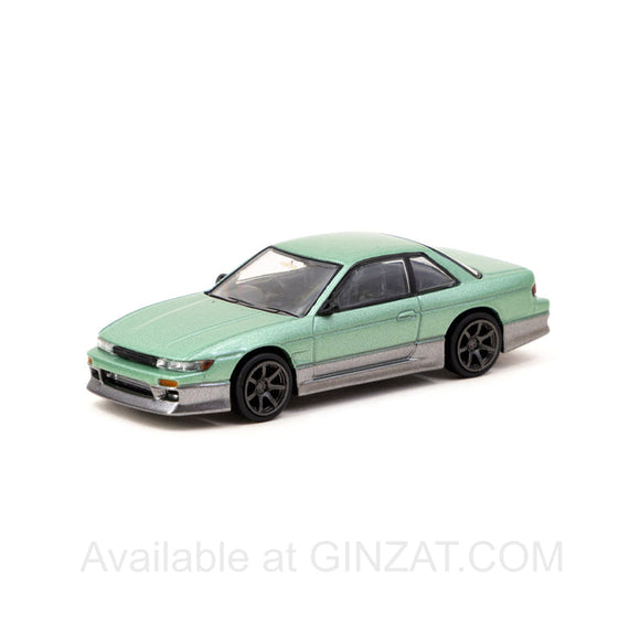VERTEX Nissan Silvia S13 Green/Grey, Tarmac Works diecast model car