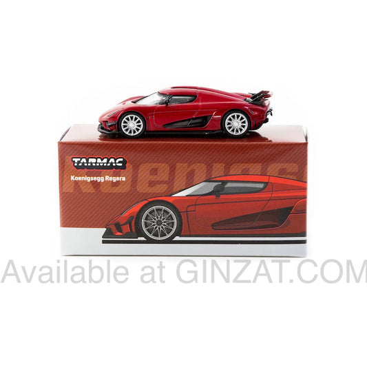 Koenigsegg Regera Red Metallic, Tarmac Works 1/64 diecast model car