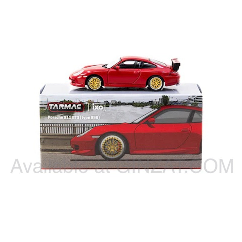 Porsche 911 GT3 (type 996) (Red), Tarmac Works diecast model car