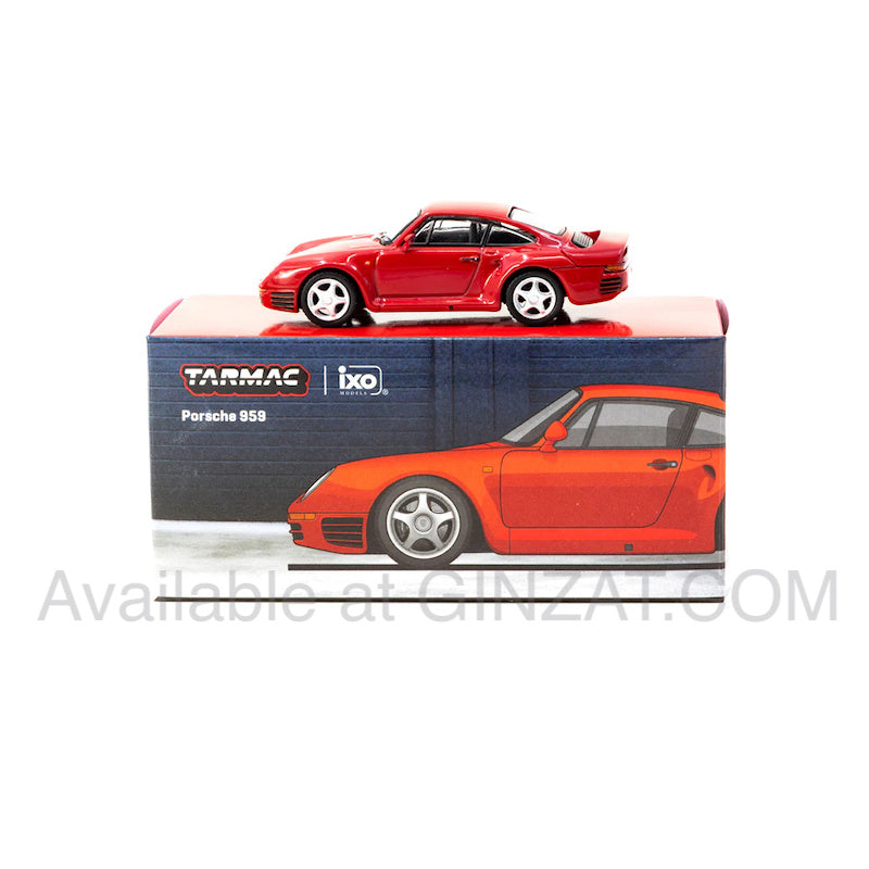 Porsche 959 Red, Tarmac Works diecast model car