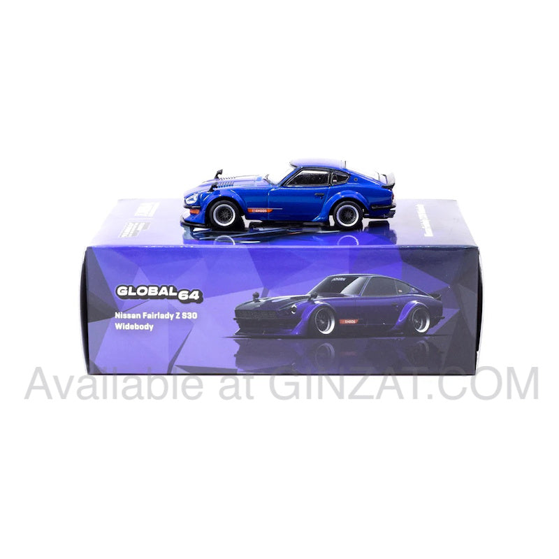 Nissan Fairlady Z S30 Widebody (Blue), Tarmac Works diecast model car