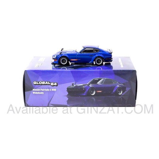 Nissan Fairlady Z S30 Widebody (Blue), Tarmac Works diecast model car
