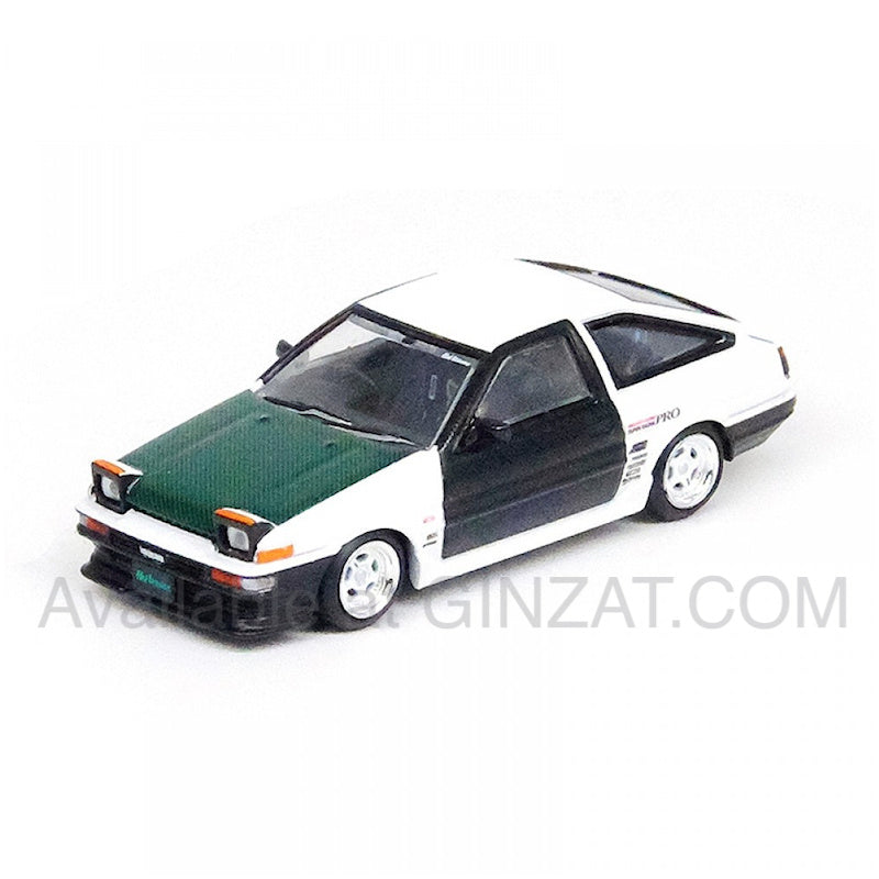 TOYOTA Sprinter Trueno AE86 with Carbon Doors, INNO64 diecast model car 1/64