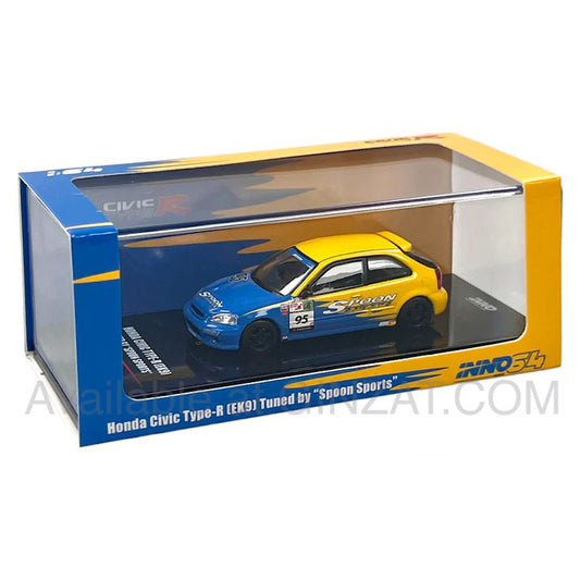 Honda Civic Type-R (EK9) Tuned by SPOON SPORTS, INNO64 1/64 diecast model car