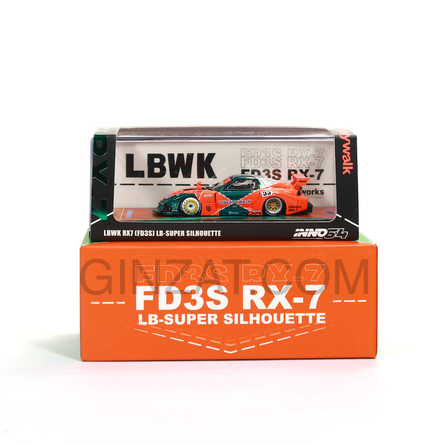 INNO64 1/64 LBWK RX-7 FD3S LB-Super Silhouette Liberty Walk