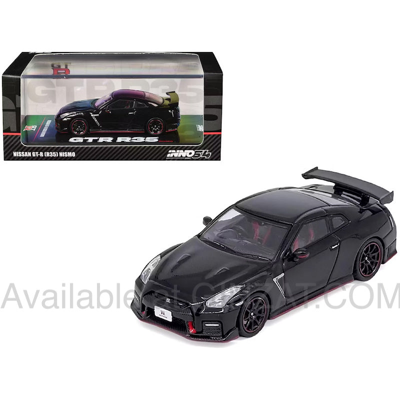 Nissan GT-R (R35) NISMO - NISMO Black, INNO64 diecast model car