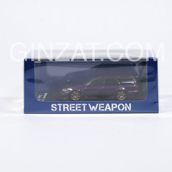 NISSAN Stagea R34 Purple, Street Weapon diecast model car