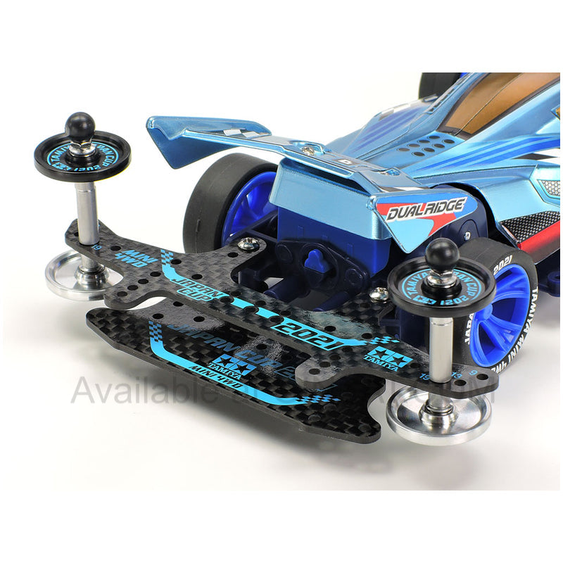 Tamiya Mini 4WD Special Project Items (Parts) LIGHTWEIGHT DOUBLE ALUMINUM ROLLERS (13-12mm/GREEN)