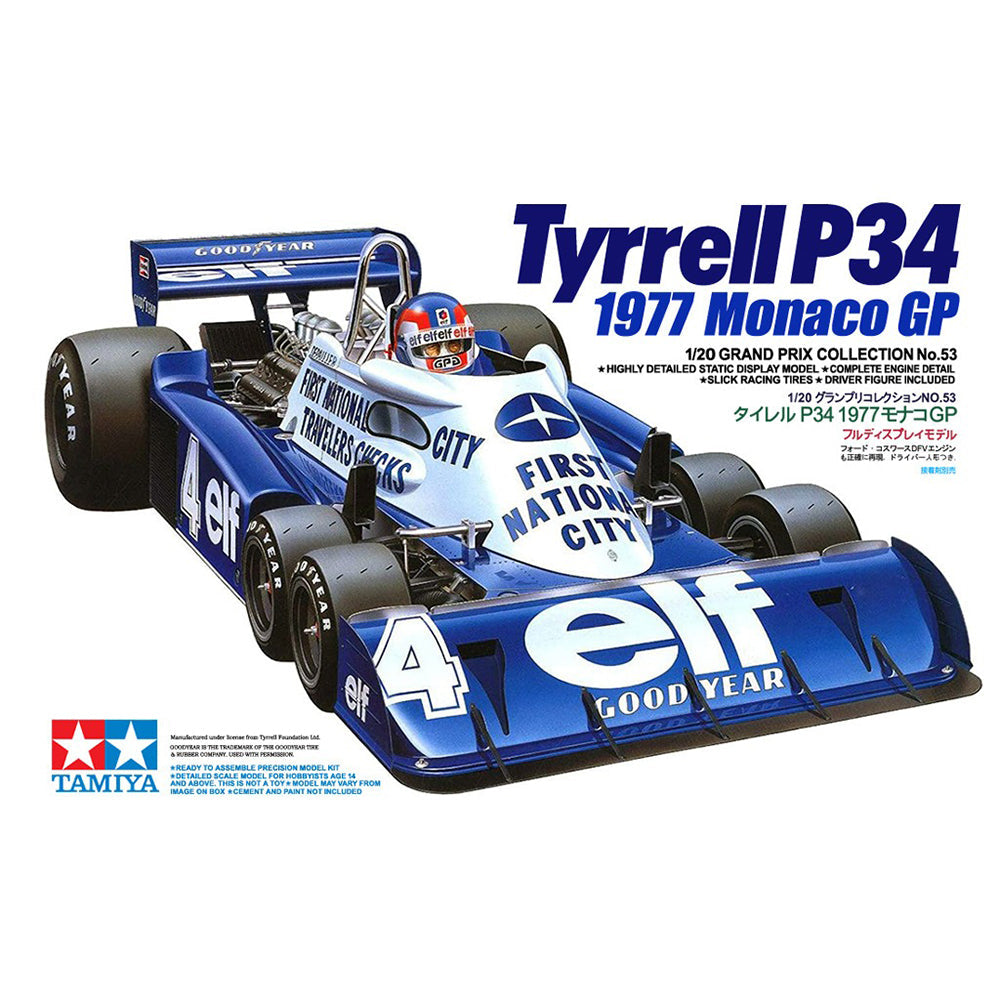 Tamiya 1/20 Tyrrell P34 1977 Monaco GP