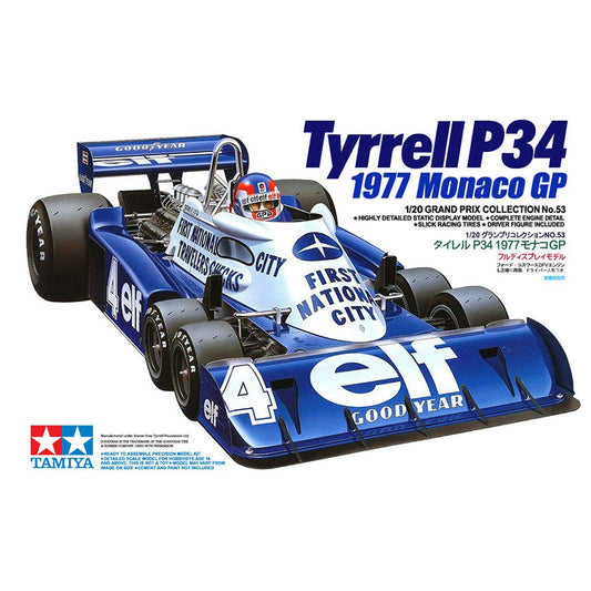 Tamiya 1/20 Tyrrell P34 1977 Monaco GP