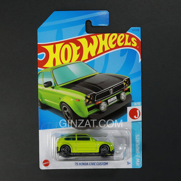 Honda Civic Custom ‘73, Hot Wheels diecast vehicle (2023)
