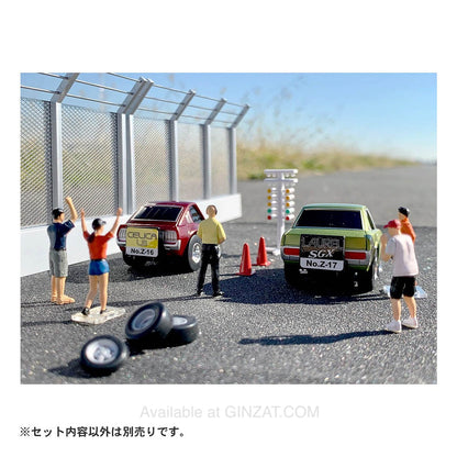 Tomytec Diorama Collection 64 #CarSnap 12a Drag Race 